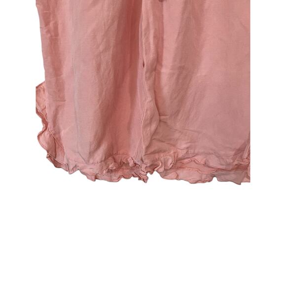 Lane Bryant Womens Elastic Waist Ruffle Hem Linen Blend Pants Size 18 / 20 - Picture 2 of 6